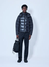 Moncler Men Maya Hooded Short Down Jacket