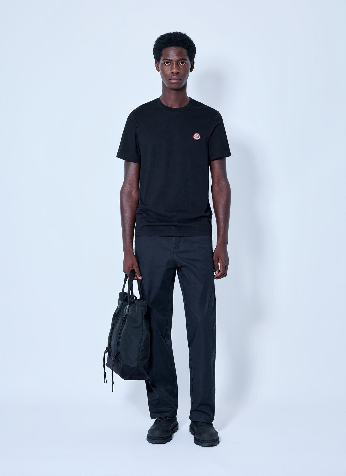 Moncler Men Logo Motif T-Shirt