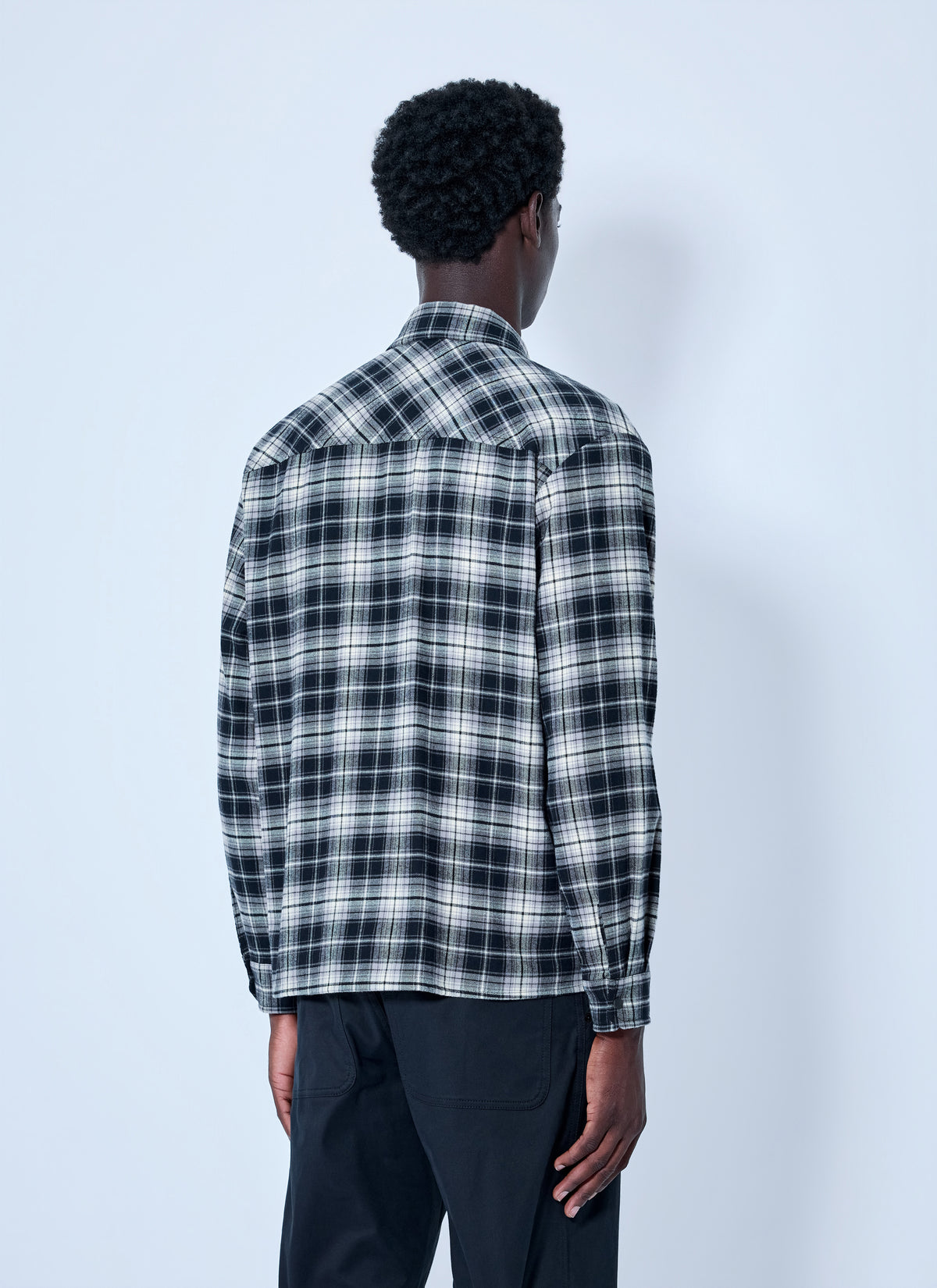 Moncler Men Check Patterned Cotton Shirt