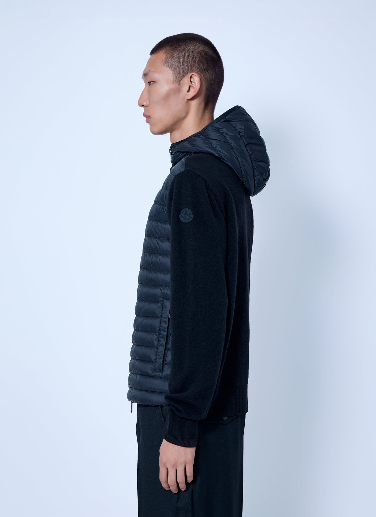 Moncler Men Padded Cashmere Blend Cardigan