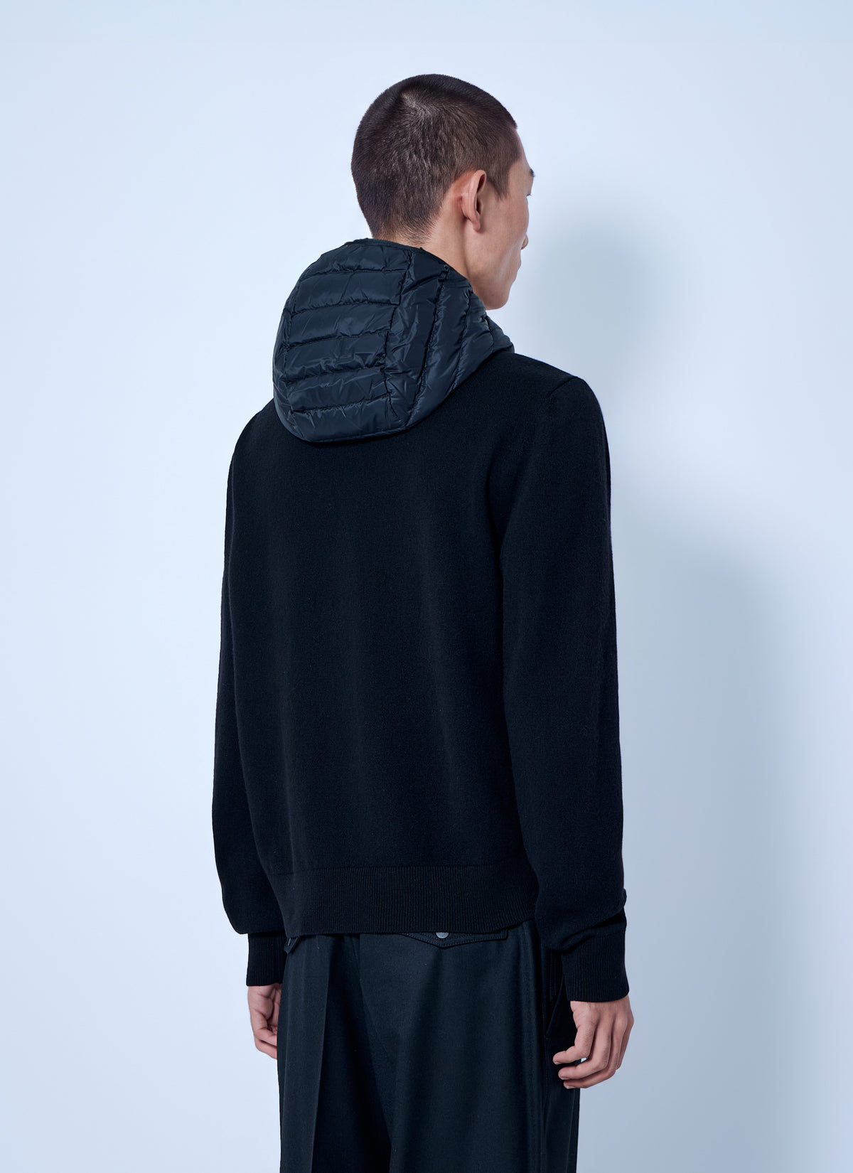Moncler Men Padded Cashmere Blend Cardigan