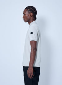 Moncler Men Polo Shirt With Sleeve Logo Patch