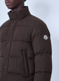 Moncler Men Oronte Cotton Flannel Short Down Jacket