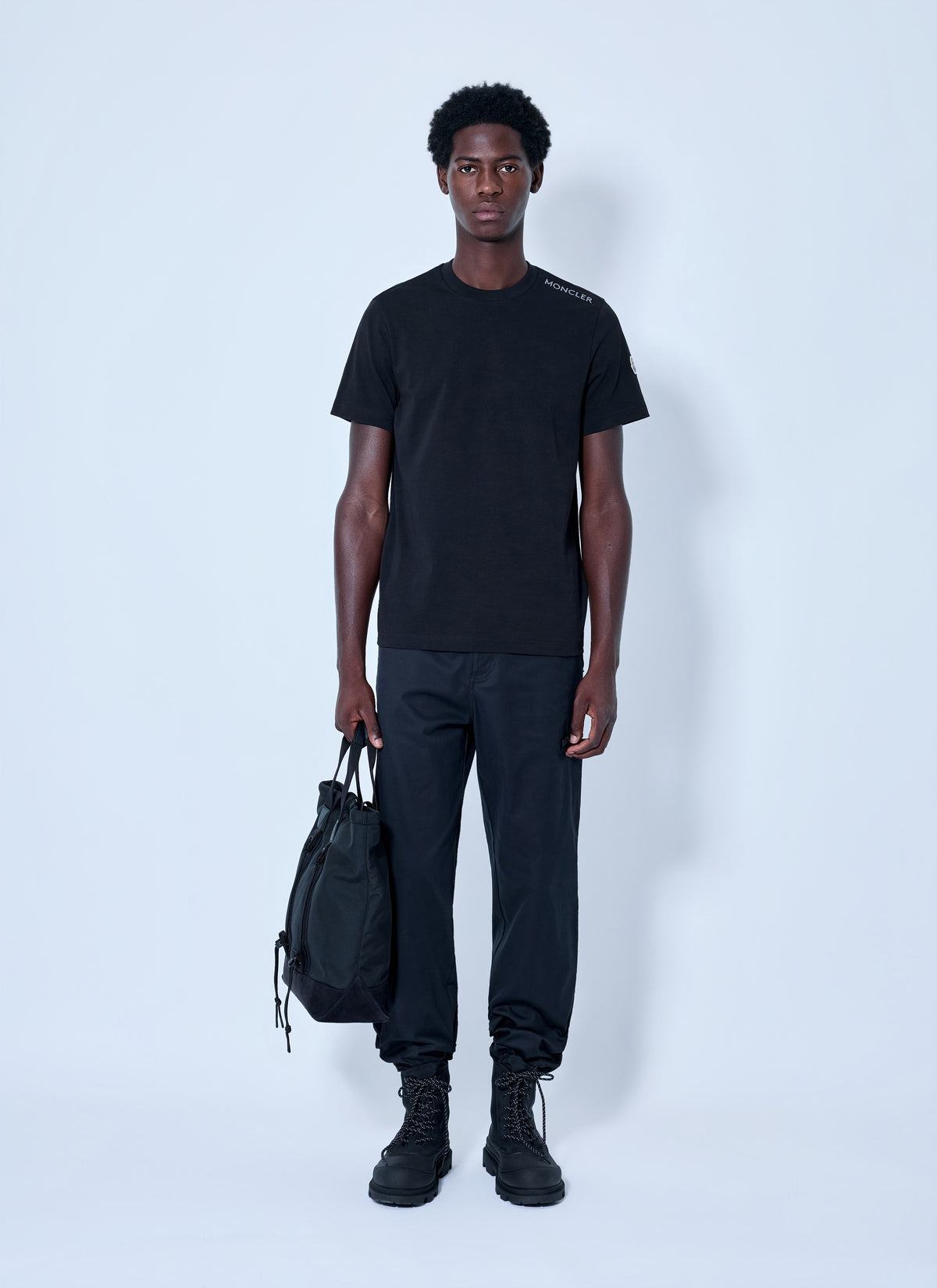 Moncler Men Large Sketch Logo T-Shirt