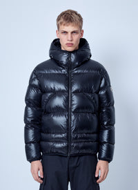 Moncler Men Anapo Hooded Mid-Length Down Jacket