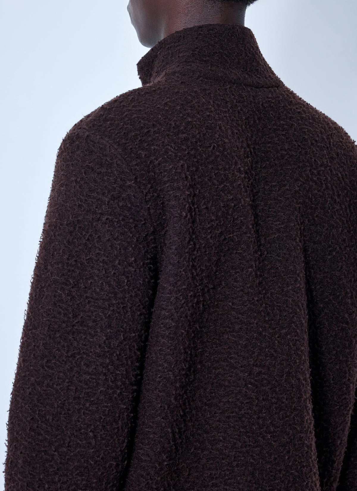 Moncler Men Fleece Pullover With Snap Fastening