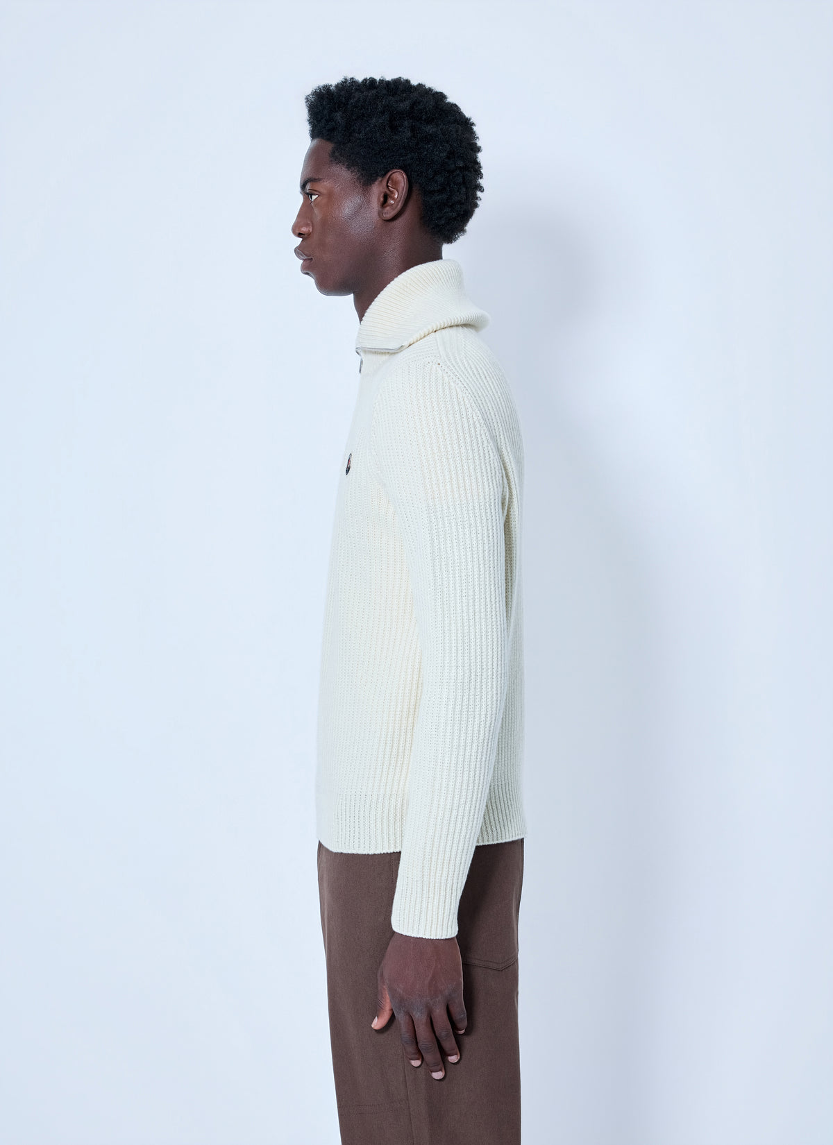 Moncler Men Ribbed Cotton Sweater