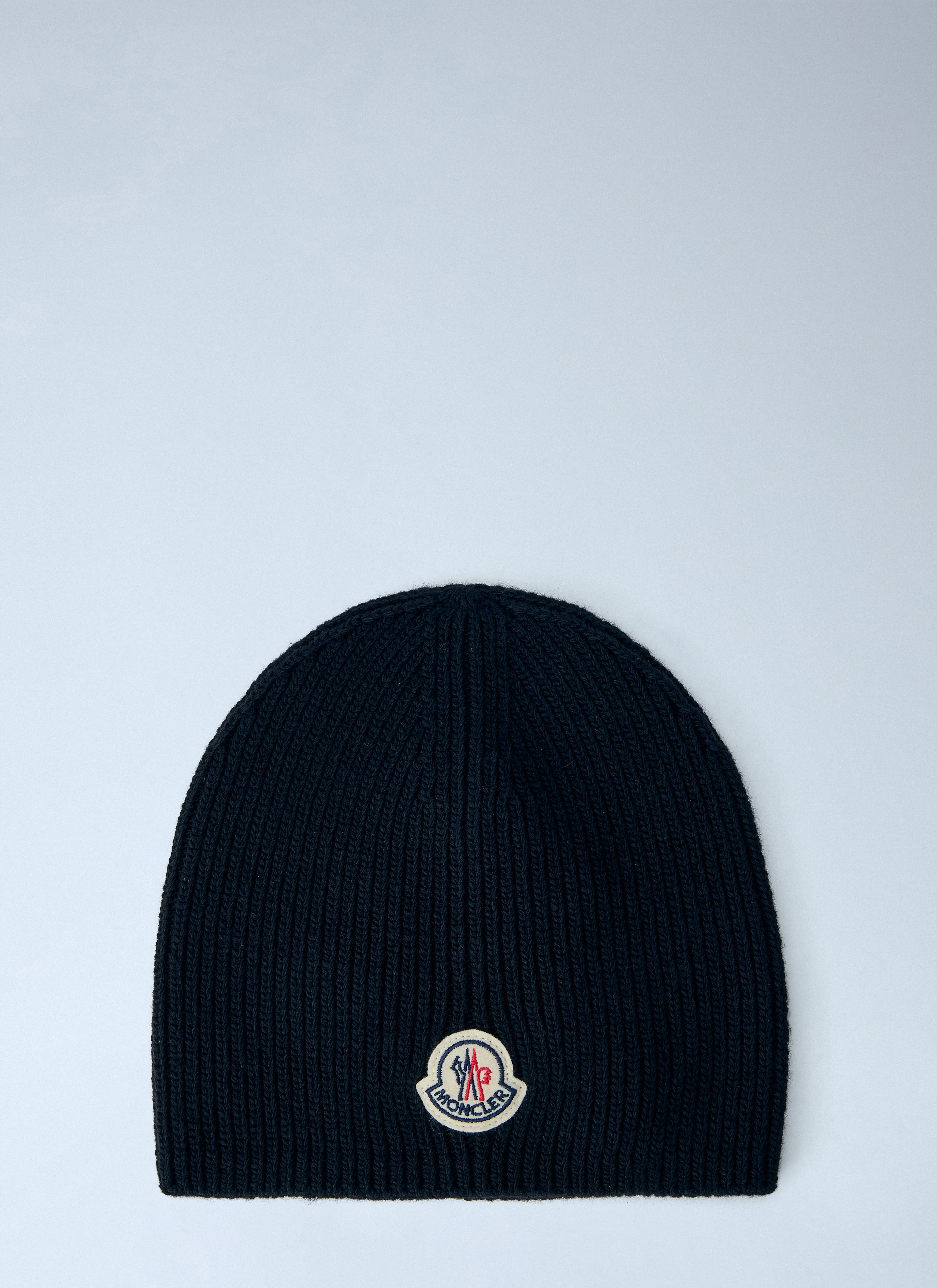 Moncler Men Ribbed Wool Beanie Hat – Bluefly