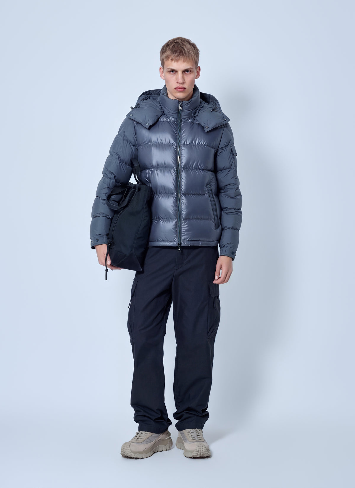 Moncler Men Maya Hooded Short Down Jacket