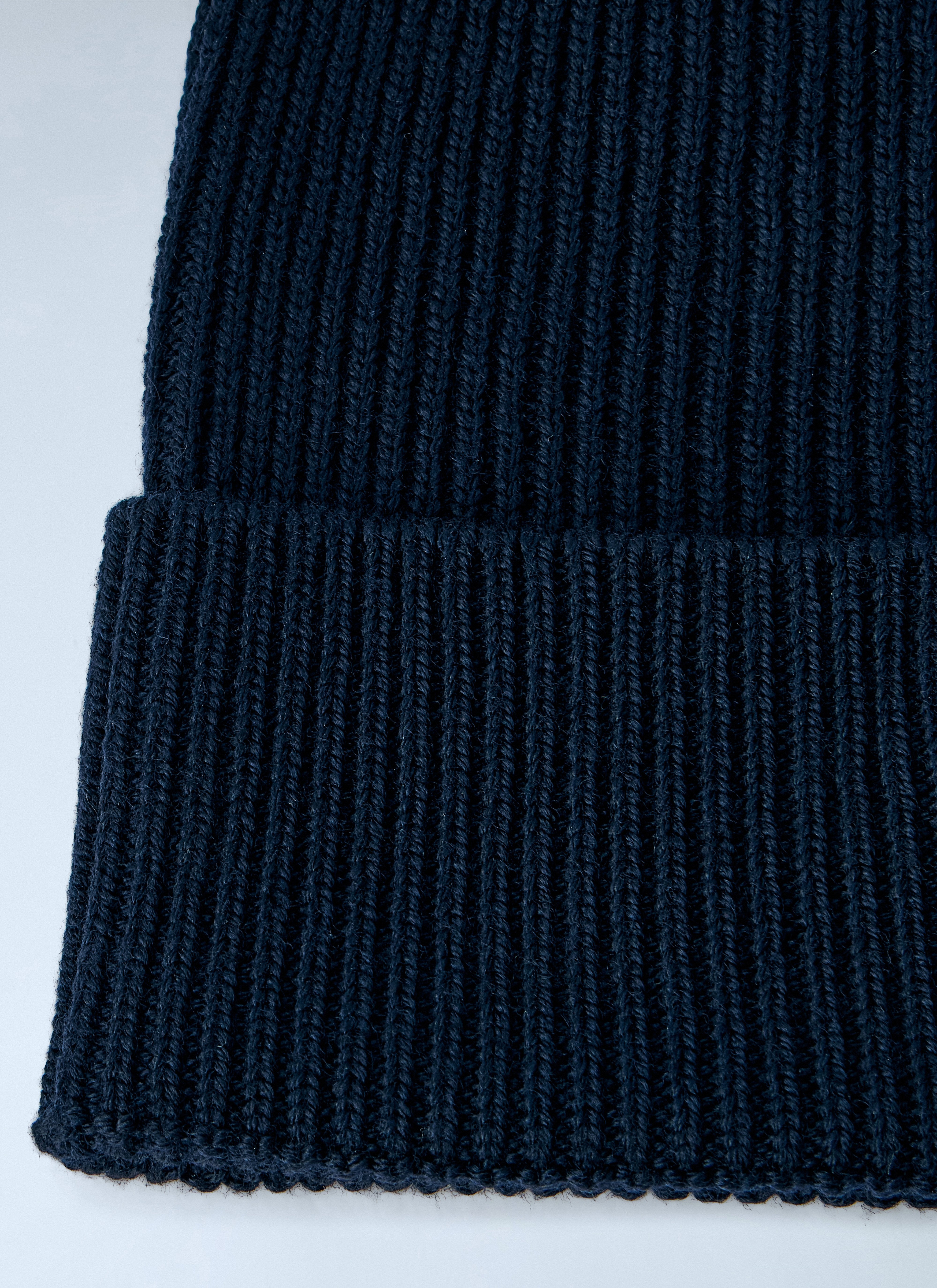Moncler Men Ribbed Knit Beanie With Logo Patch – Bluefly