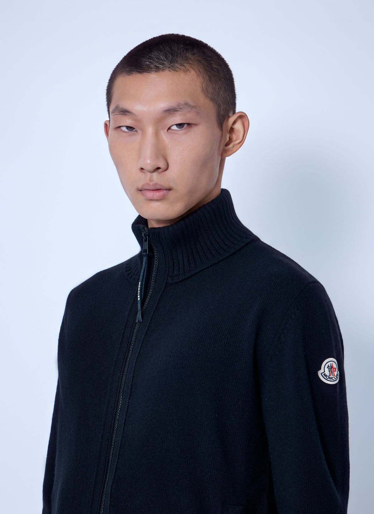 Moncler Men Cashmere & Wool Zip-Up Cardigan