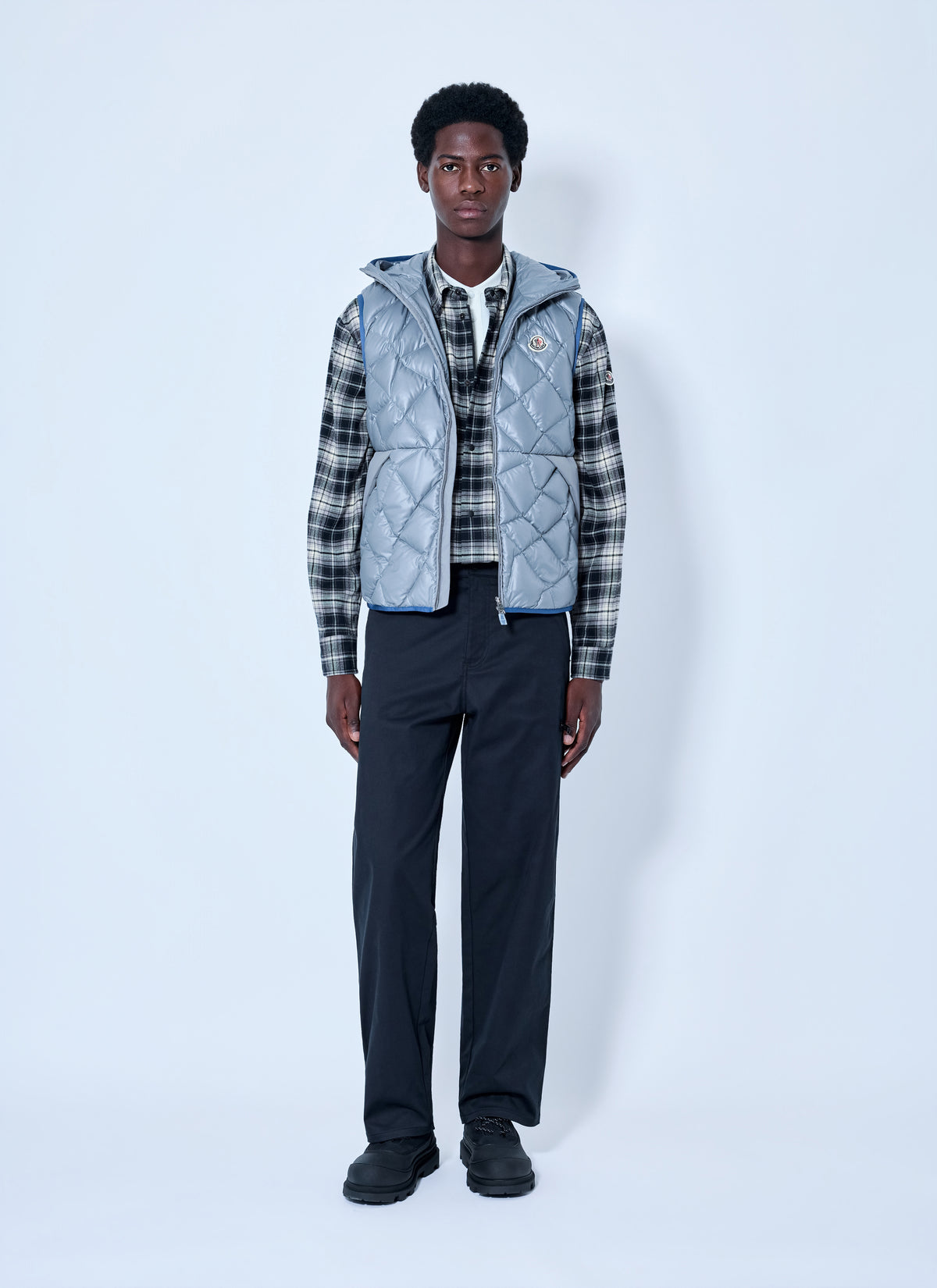 Moncler Men Quilted Hooded Vest