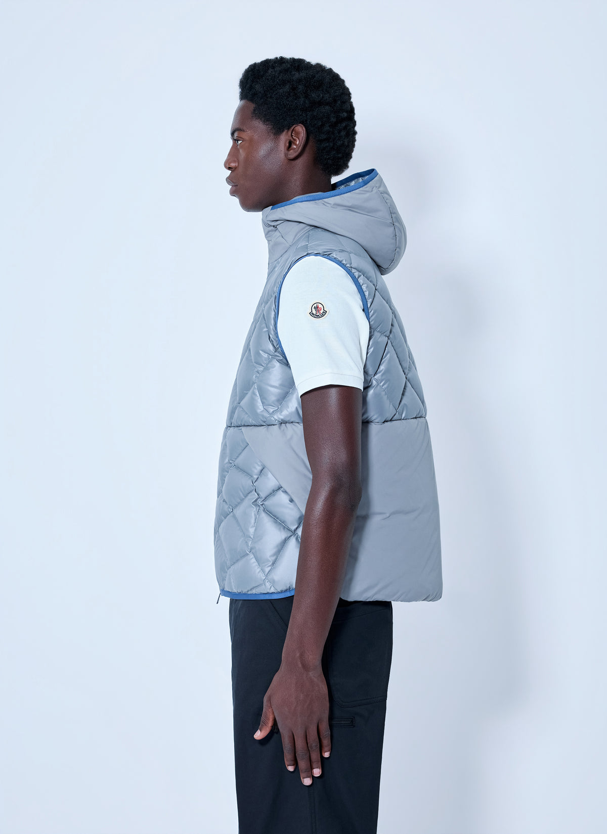 Moncler Men Quilted Hooded Vest