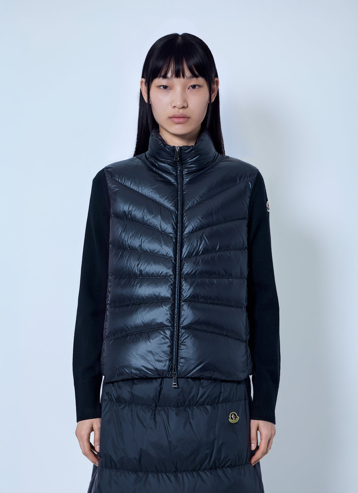 Moncler Women Padded Wool Cardigan