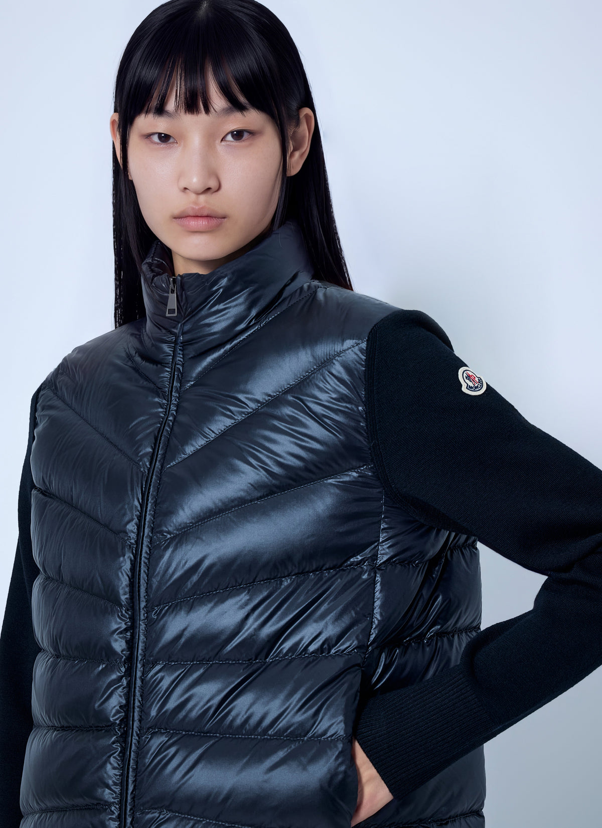 Moncler Women Padded Wool Cardigan