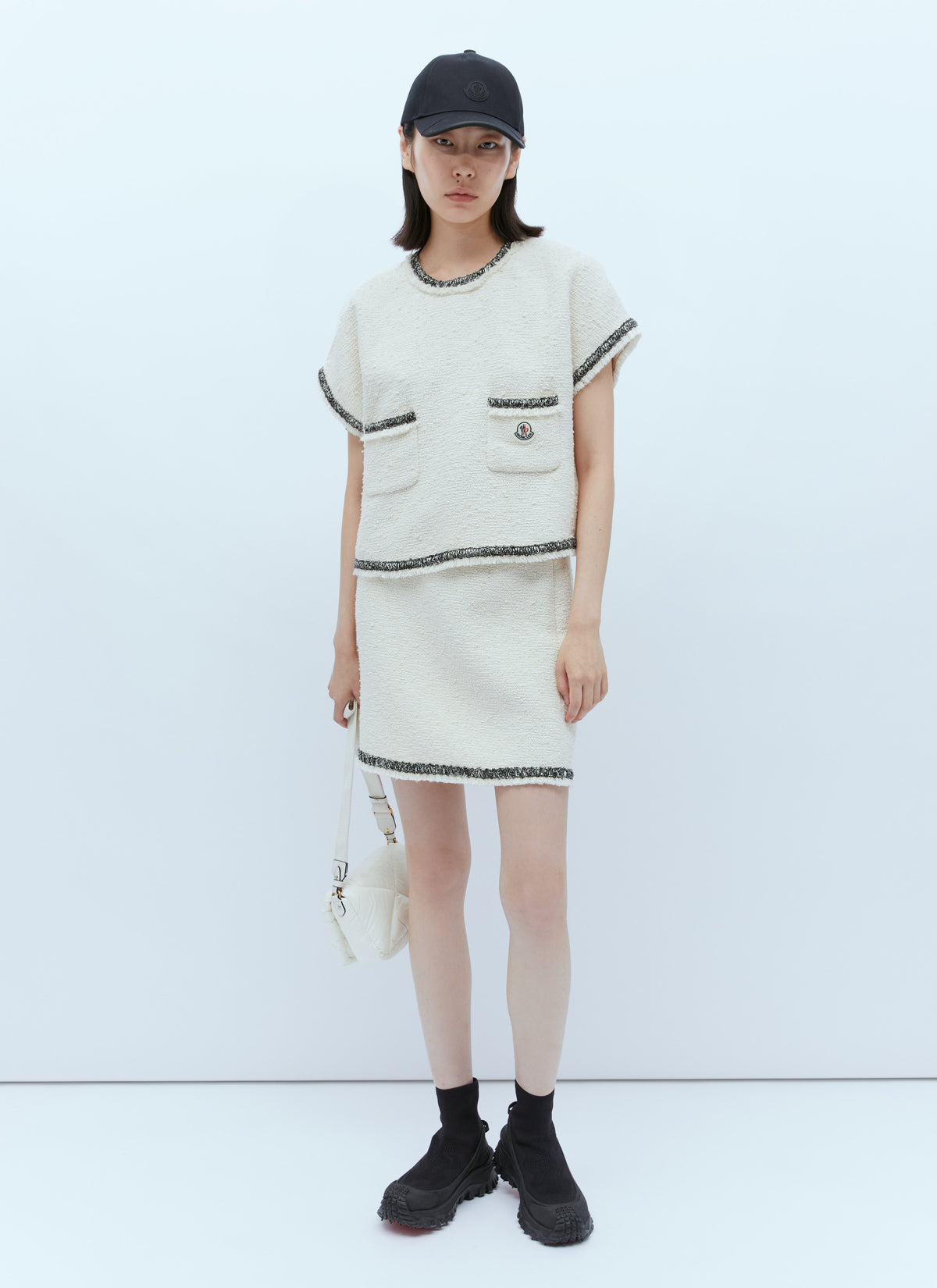 Moncler Moncler Women Tweed Mini Skirt