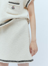 Moncler Moncler Women Tweed Mini Skirt