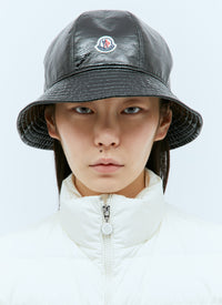 Moncler Women Logo Patch Bucket Hat