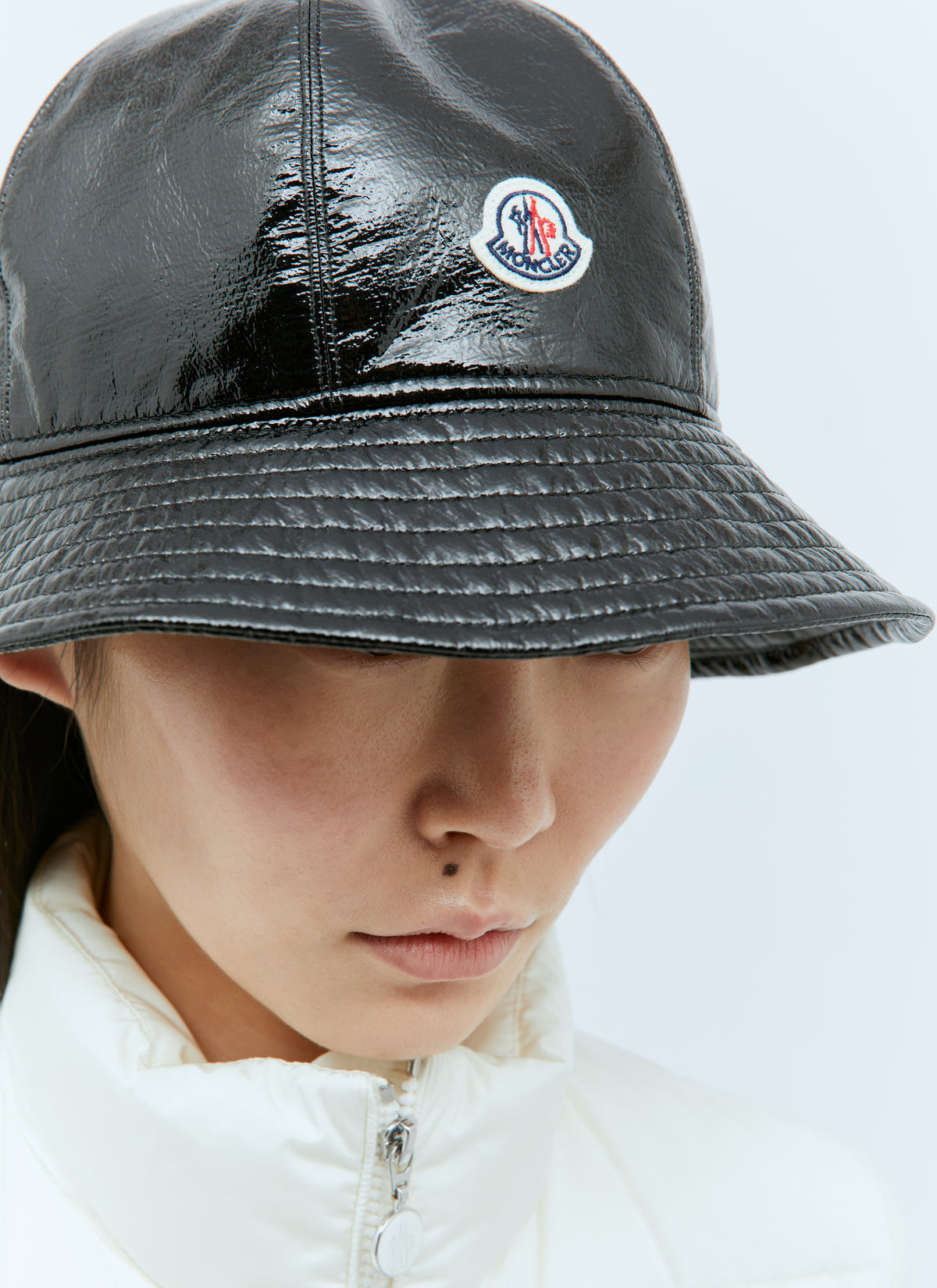 Moncler Women Logo Patch Bucket Hat