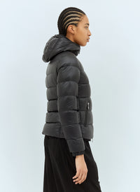 Moncler Women Gles Hooded Short Down Jacket