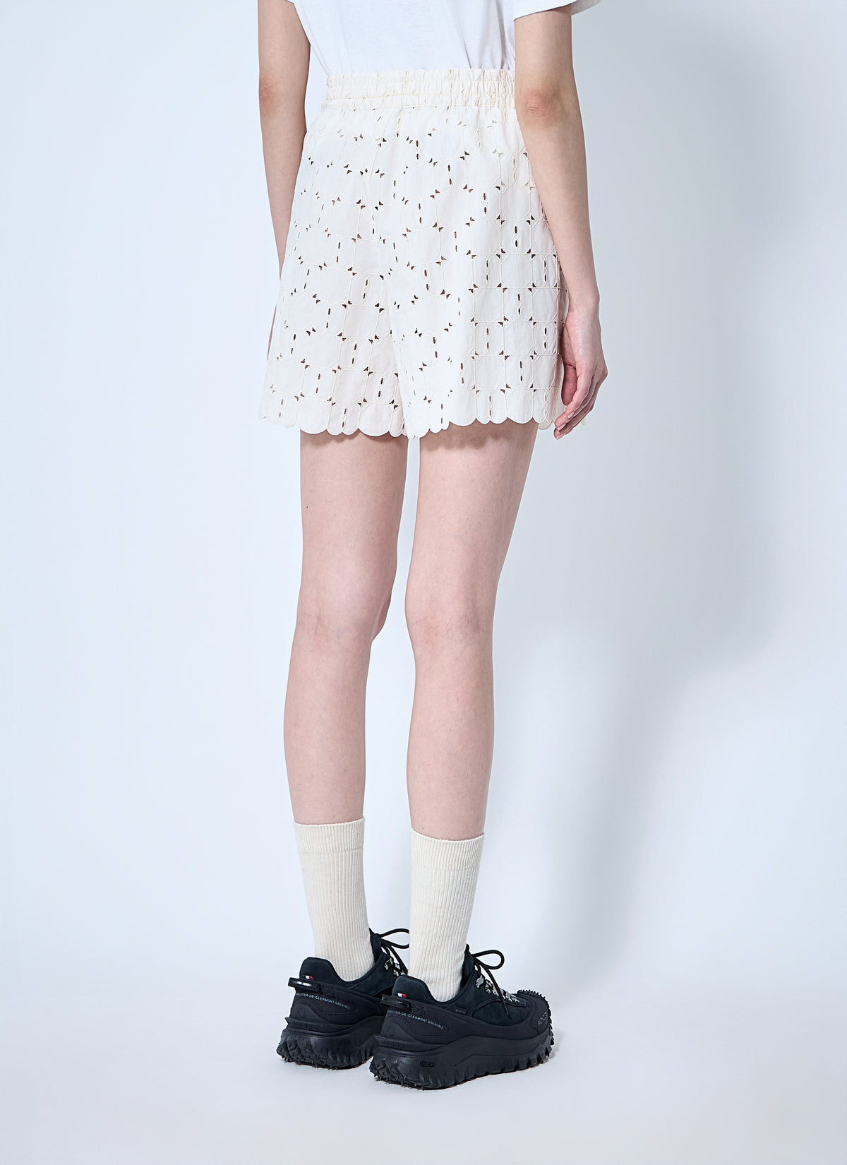 Moncler Women Logo Patch Shorts