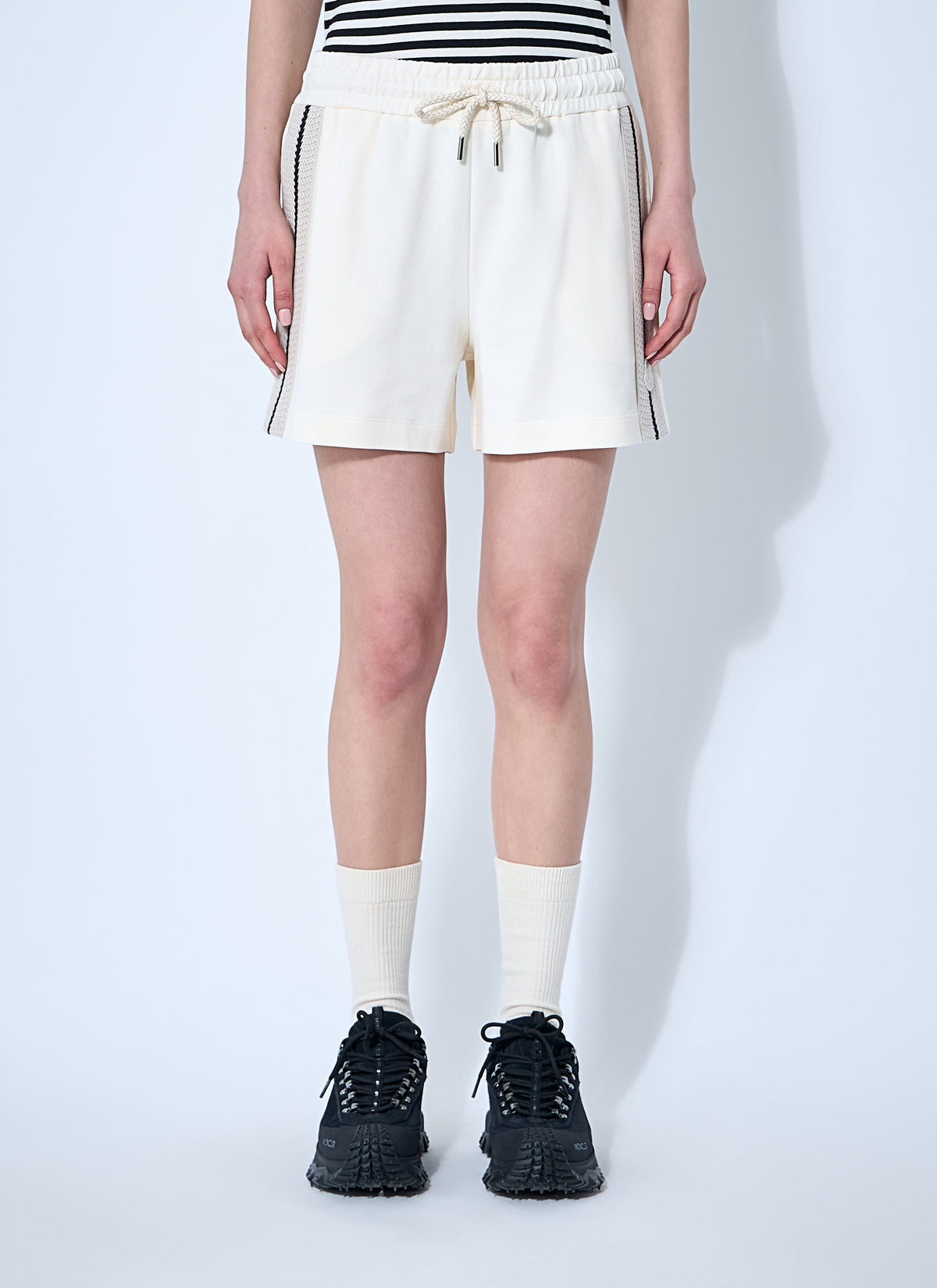 Moncler Women Logo Patch Track Shorts