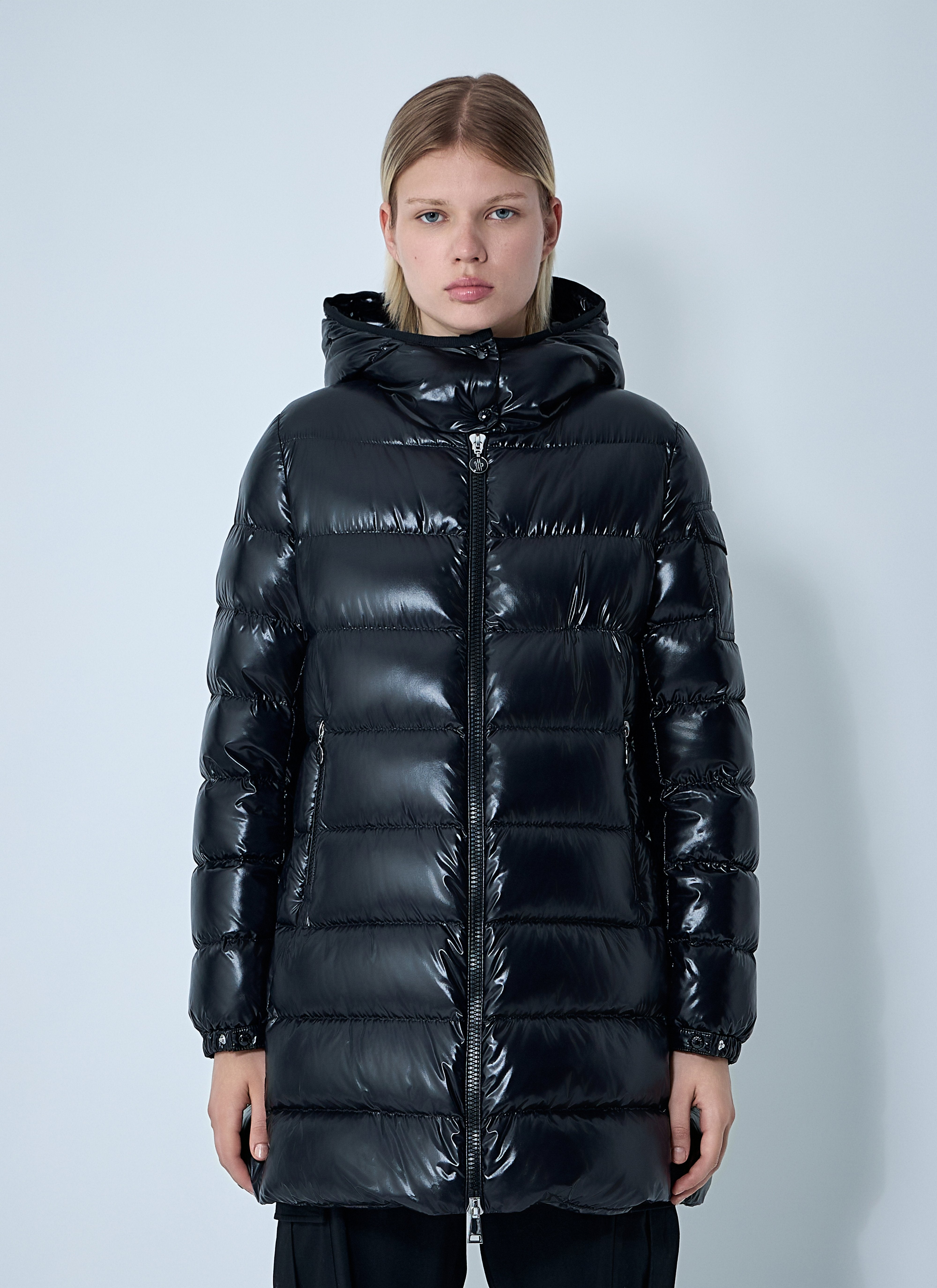 Moncler Women Courcelles Long Down Coat – Bluefly