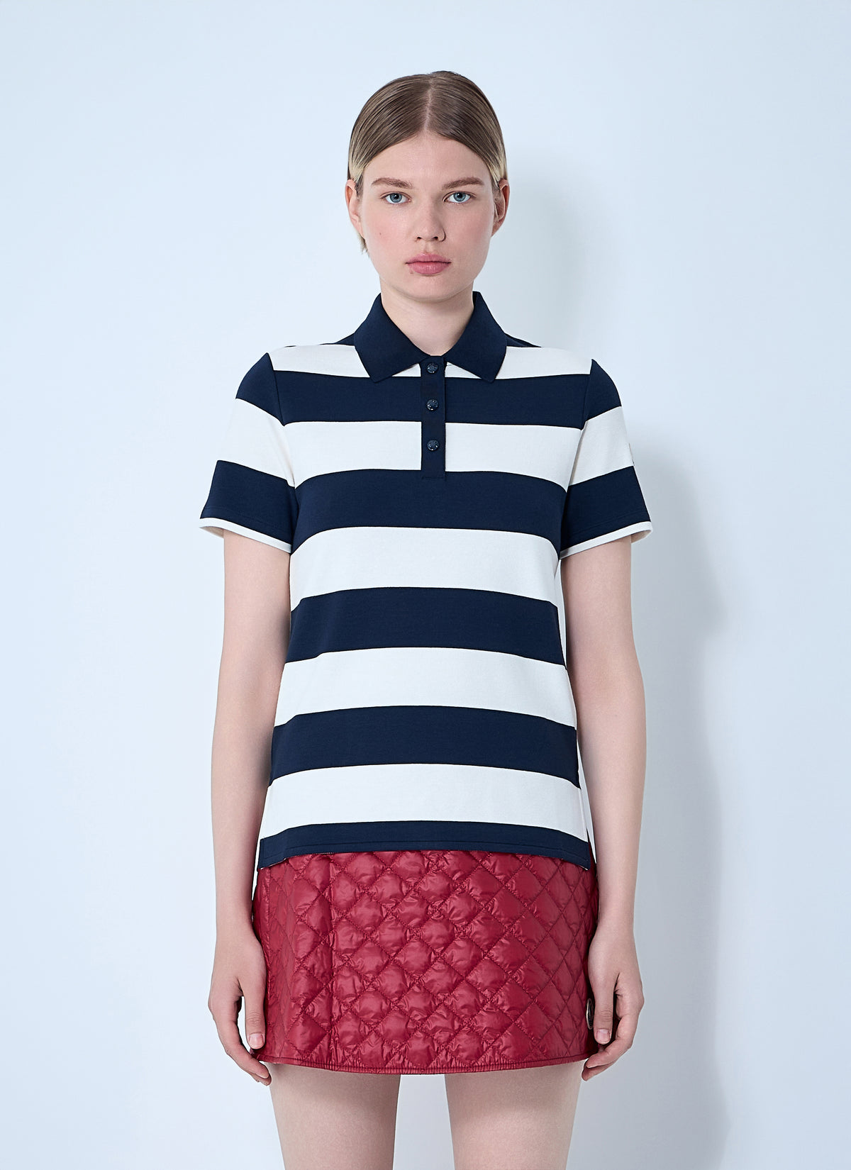 Moncler Moncler Women Striped Polo Shirt
