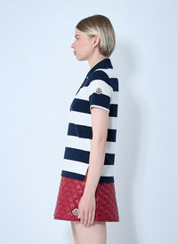 Moncler Moncler Women Striped Polo Shirt