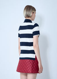 Moncler Moncler Women Striped Polo Shirt