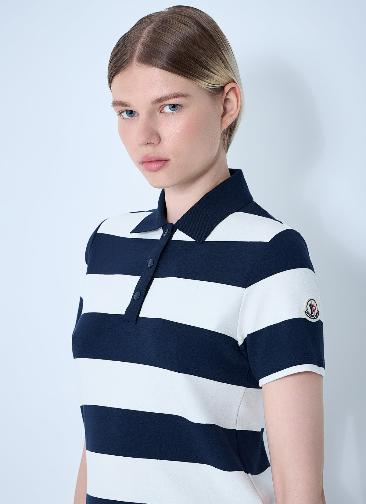 Moncler Moncler Women Striped Polo Shirt