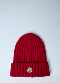 Moncler Moncler Women Logo Motif Beanie Hat