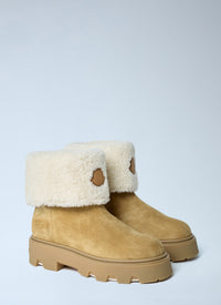 Moncler Women Aurea Suede Ankle Boots
