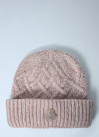 Moncler Women Logo Motif Beanie Hat