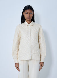 Moncler Moncler Women Logo Motif Quilted Jacket