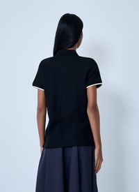 Moncler Moncler Women Logo Motif Polo Shirt