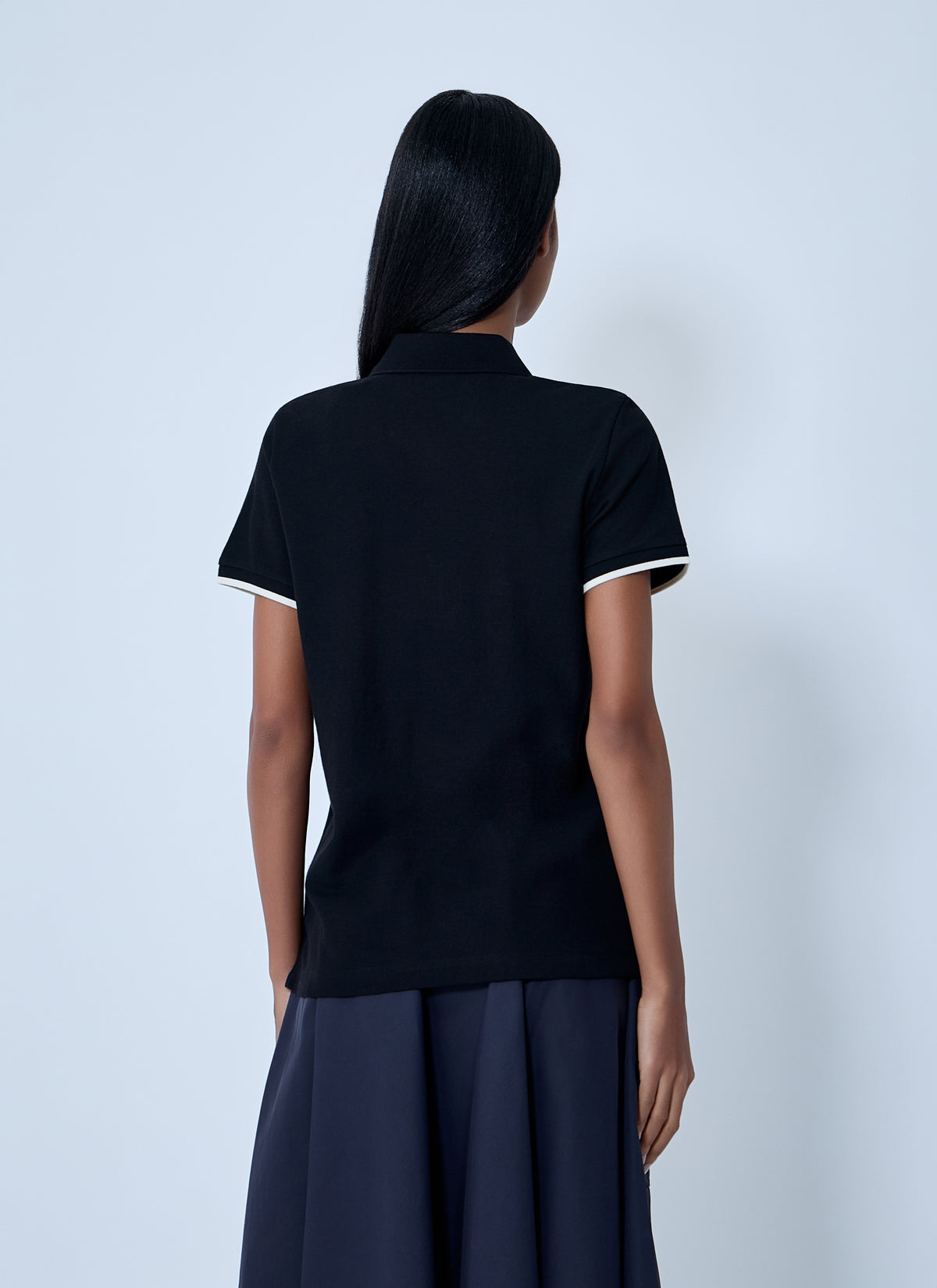 Moncler Moncler Women Logo Motif Polo Shirt