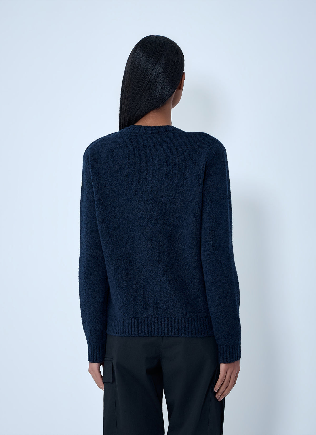 Moncler Women Embroidered Logo Wool Sweater