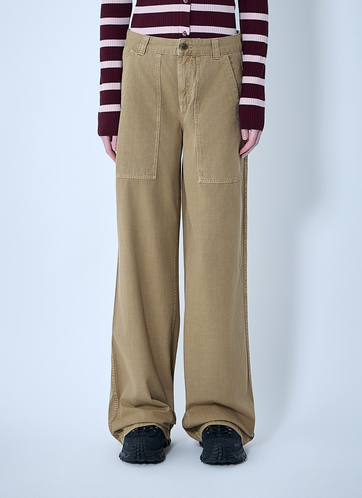 Moncler Women Utility Wide-Leg Trousers