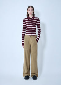 Moncler Women Utility Wide-Leg Trousers