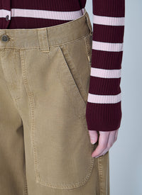 Moncler Women Utility Wide-Leg Trousers
