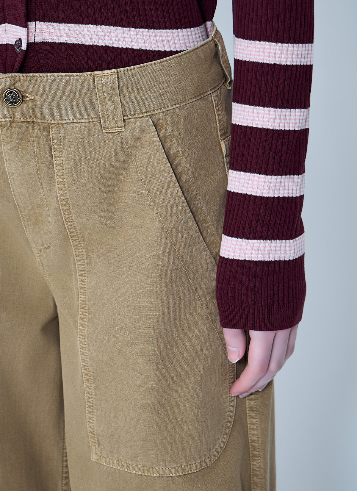 Moncler Women Utility Wide-Leg Trousers
