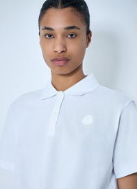 Moncler Moncler Women Cropped Drawstring Polo Shirt