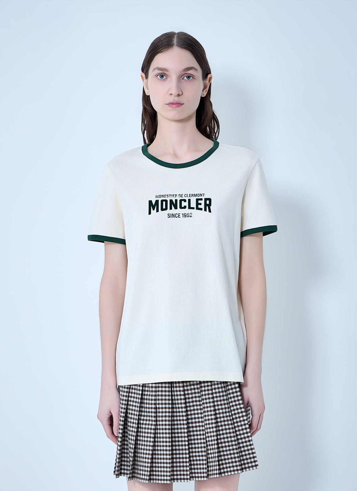 Moncler Moncler Women Logo Print Cotton T-Shirt