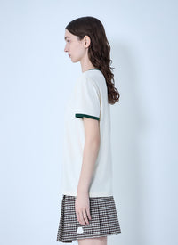 Moncler Moncler Women Logo Print Cotton T-Shirt