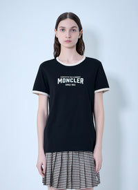 Moncler Moncler Women Cotton Jersey Logo T-Shirt