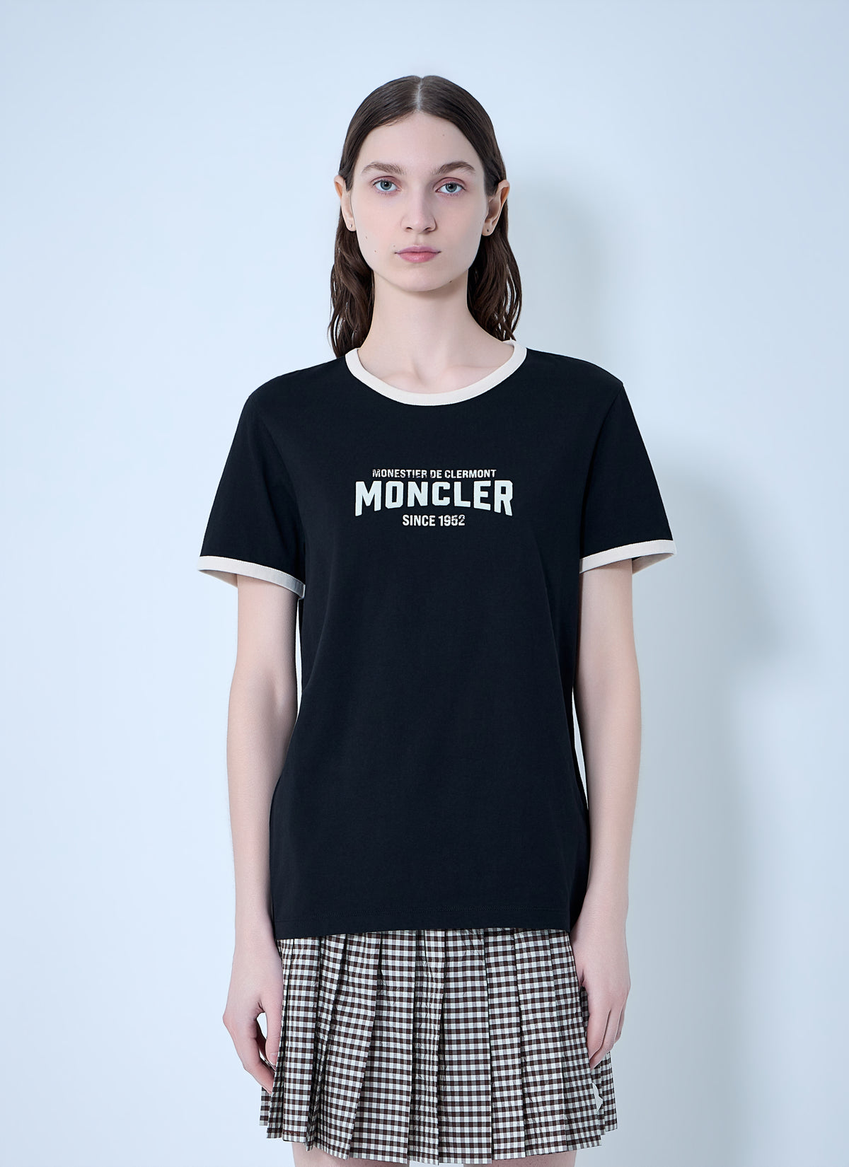 Moncler Moncler Women Cotton Jersey Logo T-Shirt