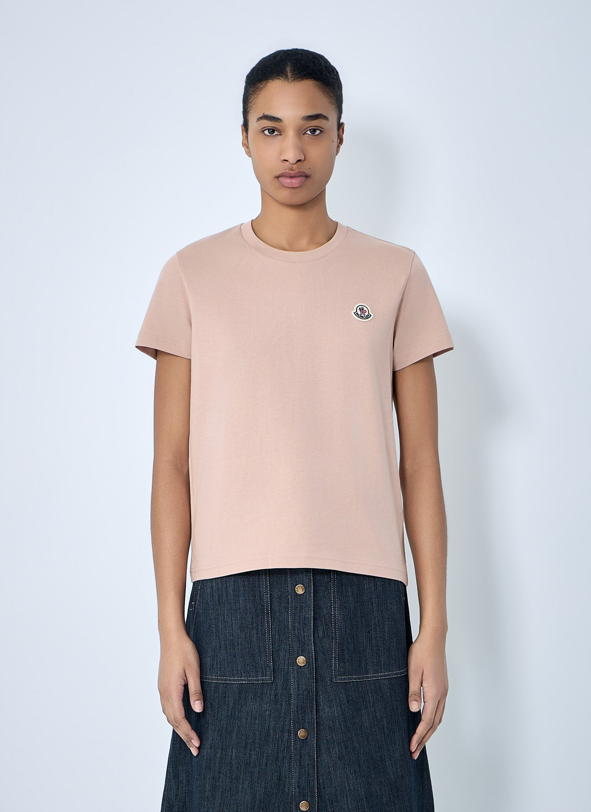Moncler Moncler Women Pack Of Three Cotton Jersey Logo T-Shirts