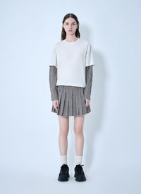 Moncler Moncler Women Layered Check T-Shirt