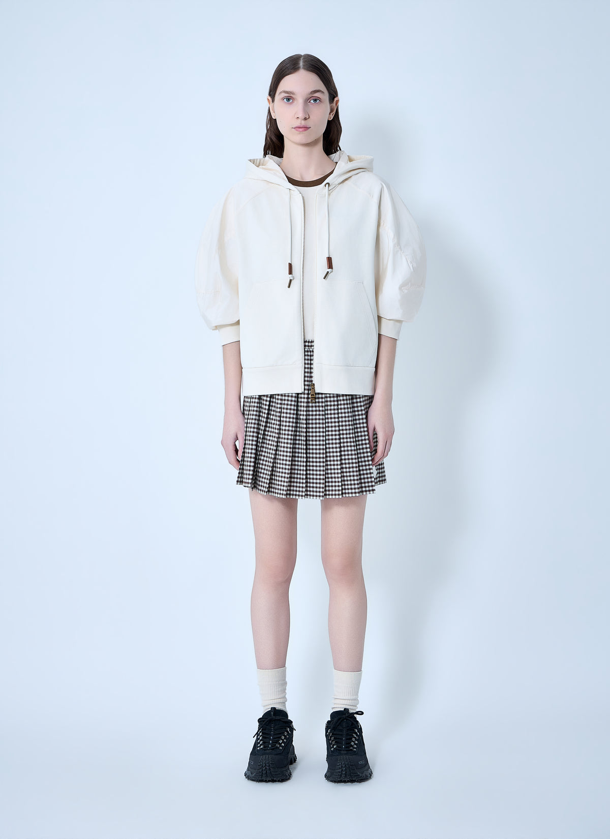 Moncler Moncler Women Hooded Zip-Up Sweatshirt
